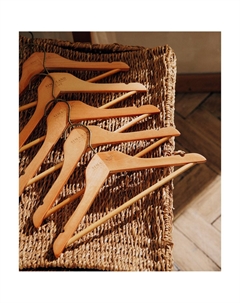 Плечики - вешалки для одежды sl home, 5 шт., детские, дерево лотос, 33×21 см Sima-land home