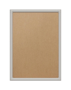 Рамка A3 пласт.клик-профиль, углы прямоугольные, цвет серый Attache