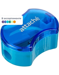Точилка для карандашей с контейнером пластиковая (эргономичная) Attache