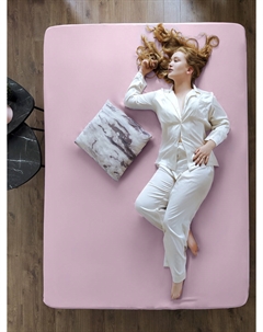 Простыня поплин на резинке 80*200см,борт 20 см Luxsonia