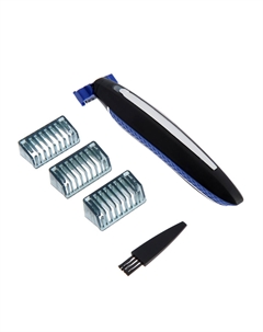 Триммер для волос luazon ltri-05, для усов/бороды, 3 насадки, от usb, синий Luazon home