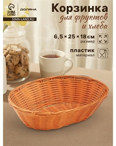 Корзинка для фруктов и хлеба Доляна