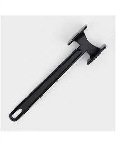 Молоток для мяса alum black, 110 грамм, 22 см, черный Magistro