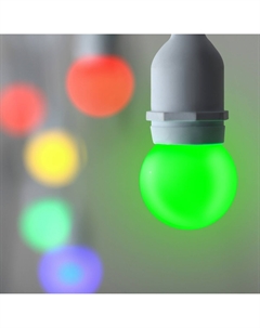 Лампа светодиодная, g45, е27, 1.5 вт, для белт-лайта, набор 20 штук, свечение мульти Luazon lighting