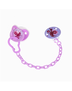 Пустышка ортодонтическая, с колпачком и держателем, от 0 мес. Крошка я