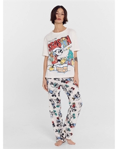 Пижама женская с принтом Mark formelle