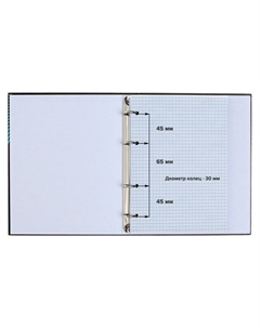 Тетрадь на кольцах a5, 80 листов в клетку Calligrata