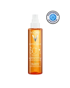 Солнцезащитное увлажняющее масло SPF 50 Capital Soleil Cell Protect 200 Vichy
