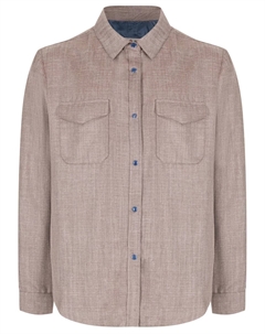 Рубашка Regular Fit шерсти и шелка Castangia