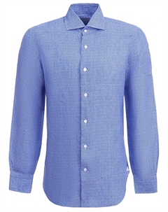 Рубашка хлопковая с принтом Barba napoli