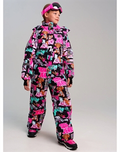 Комбинезон текстильный с полиуретановым покрытием для девочек Playtoday tween