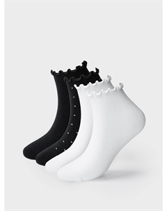 Носки трикотажные для девочек, 4 пары в комплекте School by playtoday