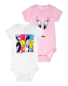 Боди детское трикотажное для девочек, 2 шт в комплекте Playtoday newborn-baby