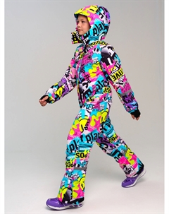 Комбинезон текстильный с полиуретановым покрытием для девочек Playtoday tween