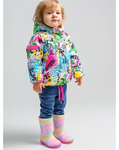 Куртка детская текстильная с полиуретановым покрытием для девочек Playtoday newborn-baby