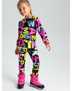 Термокомплект трикотажный для девочек: брюки, толстовка для эпизодического использования Playtoday kids