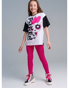 Брюки трикотажные для девочек (легинсы) Playtoday tween