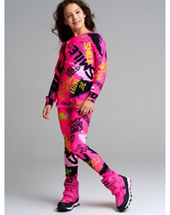 Термокомплект трикотажный для девочек: брюки, толстовка для эпизодического использования Playtoday tween