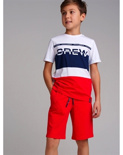 Комплект трикотажный для мальчиков: фуфайка (футболка), шорты Playtoday tween