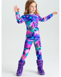 Термокомплект трикотажный для девочек: брюки, толстовка для эпизодического использования Playtoday kids