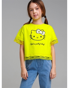 Фуфайка трикотажная для девочек (футболка) Playtoday tween