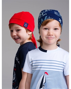 Бандана трикотажная для мальчиков, 2 шт в комплекте Playtoday kids