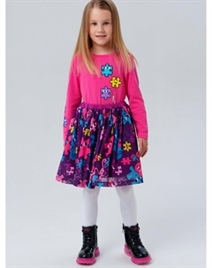 Комплект трикотажный для девочек: фуфайка (футболка), юбка Playtoday kids