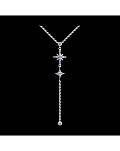 Колье из серебра с фианитами Sokolov