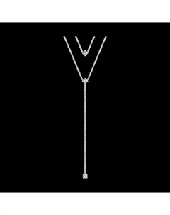 Колье из серебра с фианитами Sokolov