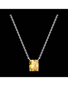 Колье из серебра с фианитом Sokolov