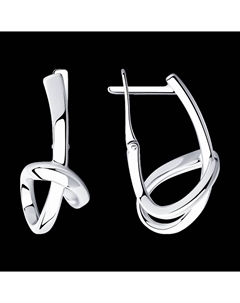 Серьги из серебра Sokolov