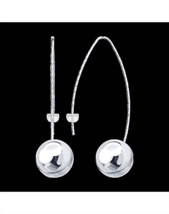 Серьги из серебра Sokolov