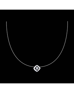Колье из серебра с фианитом Sokolov