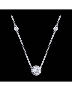 Колье из серебра с фианитами Sokolov