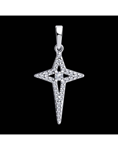 Подвеска из серебра с фианитами Sokolov