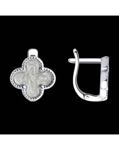 Серьги из серебра с эмалью Sokolov