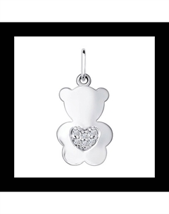 Подвеска из серебра с фианитами Sokolov