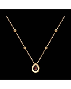 Колье из золота с бриллиантом и гранатом Sokolov