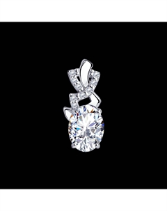 Подвеска из серебра с фианитами Sokolov