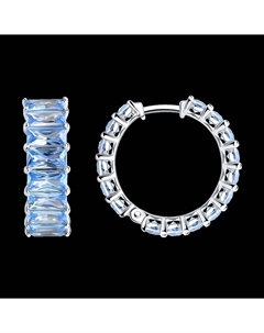 Серьги из серебра с фианитами Sokolov