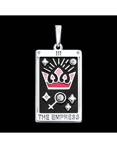 Подвеска из серебра с фианитами и эмалью Sokolov