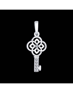 Подвеска из серебра с фианитами Sokolov