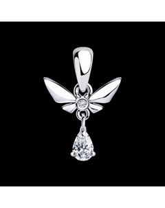 Подвеска из серебра с фианитами Sokolov