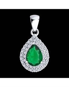 Подвеска из серебра с фианитами Sokolov