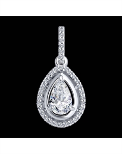 Подвеска из серебра с фианитами Sokolov