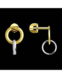 Серьги из желтого золота Sokolov