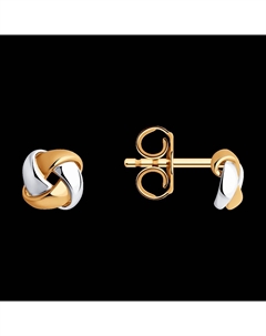 Серьги из золочёного серебра Sokolov