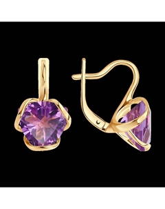 Серьги из золота с аметистами Sokolov