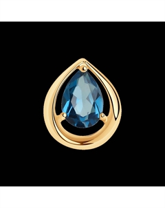 Подвеска из золота с лондон топазом Sokolov