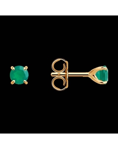 Серьги из золота с агатами Sokolov